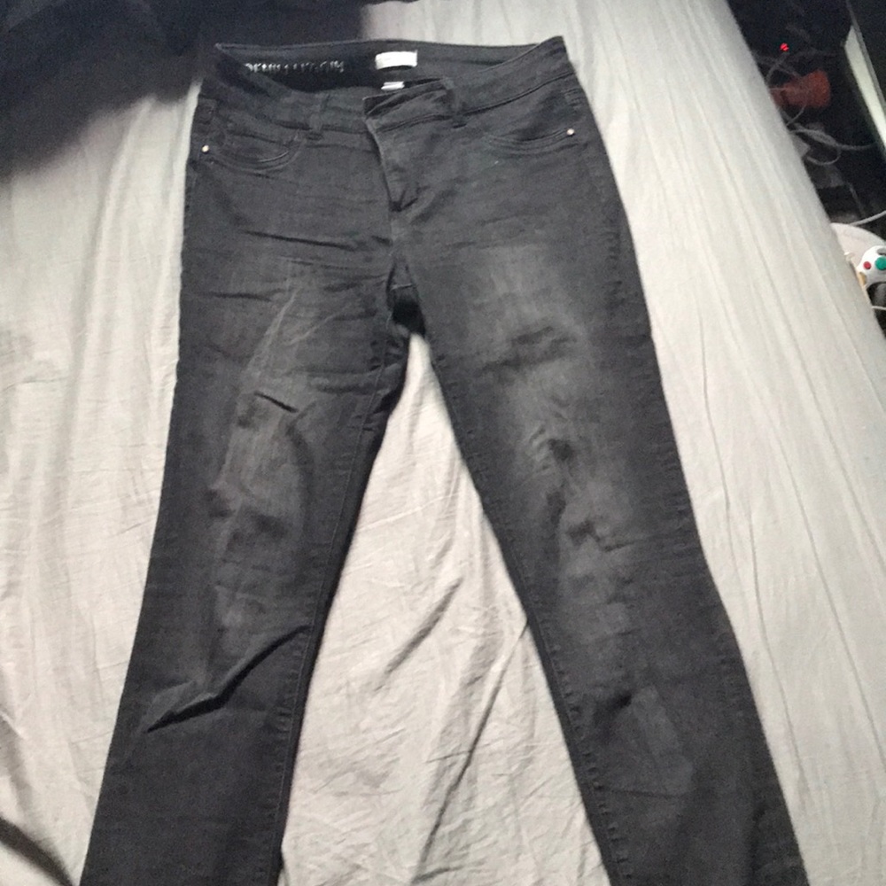 Black faded jegging